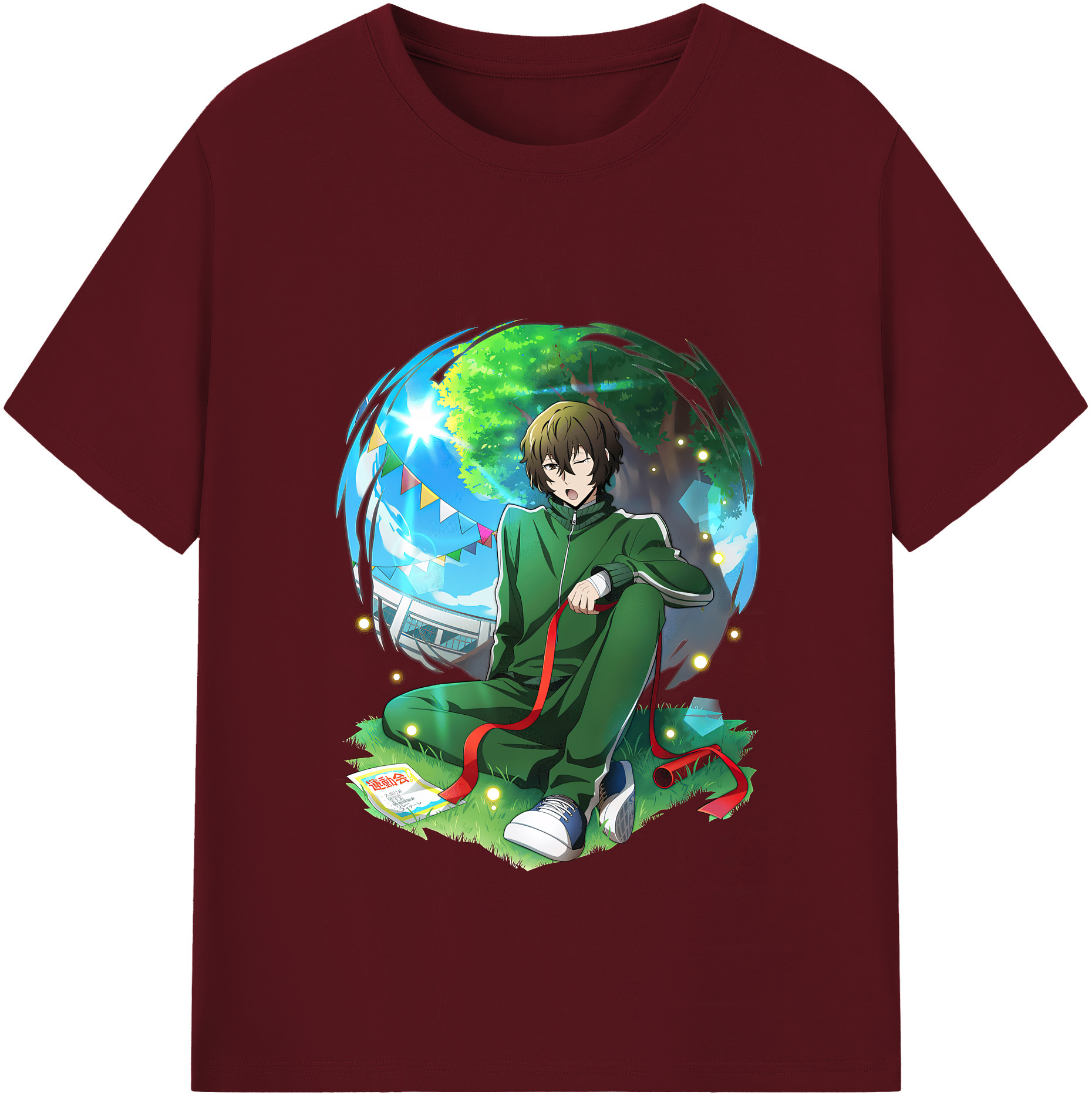 （画像用） 文豪ストレイドッグス Bungo Stray Dogs 綿100％半袖Tシャツ（フロントプリント）